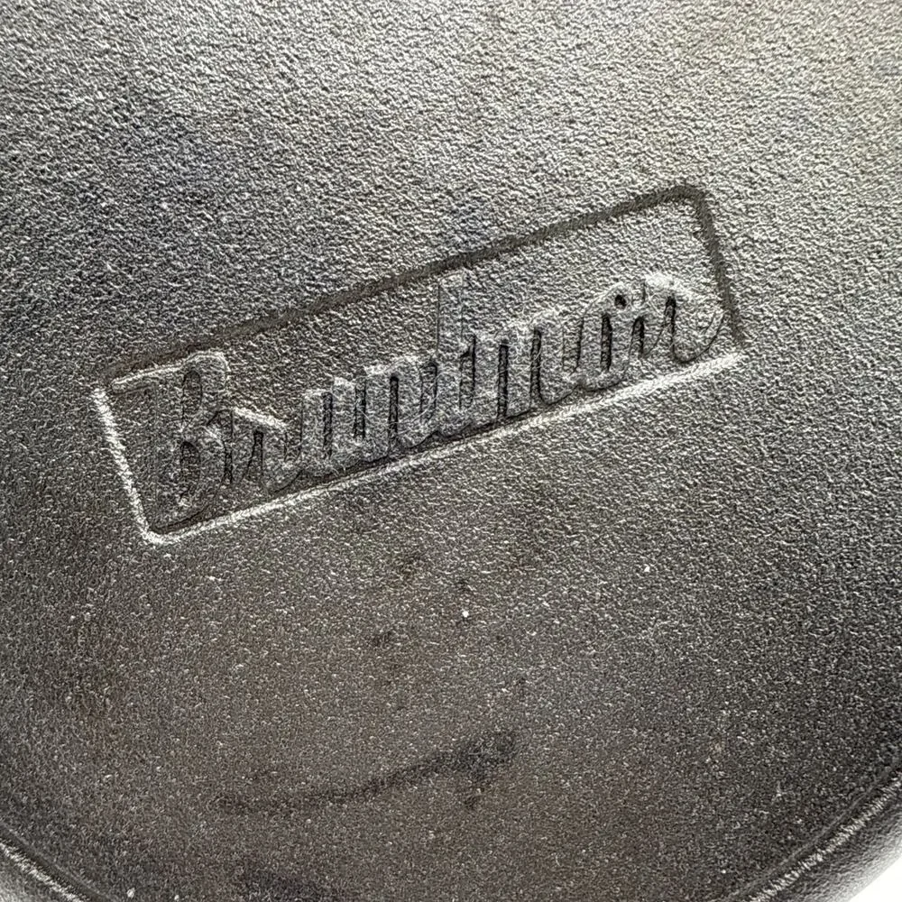Bruntmor 10” Black Cast Iron 3.25” Deep Round Fry Pan 2 Handles, Silicone Cover